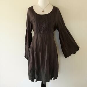 Monoreno Boho Bell Sleeve Dress